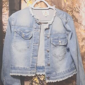 Vintage 70s Lee Cooper denim jacket, size L